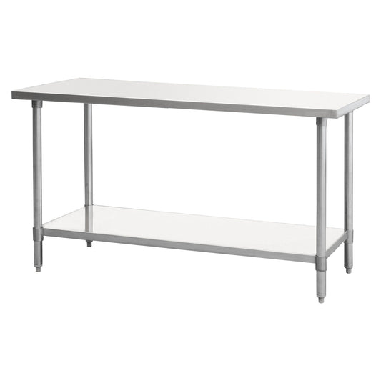 24 Inches x 72 Inches Stainless Steel Prep Table