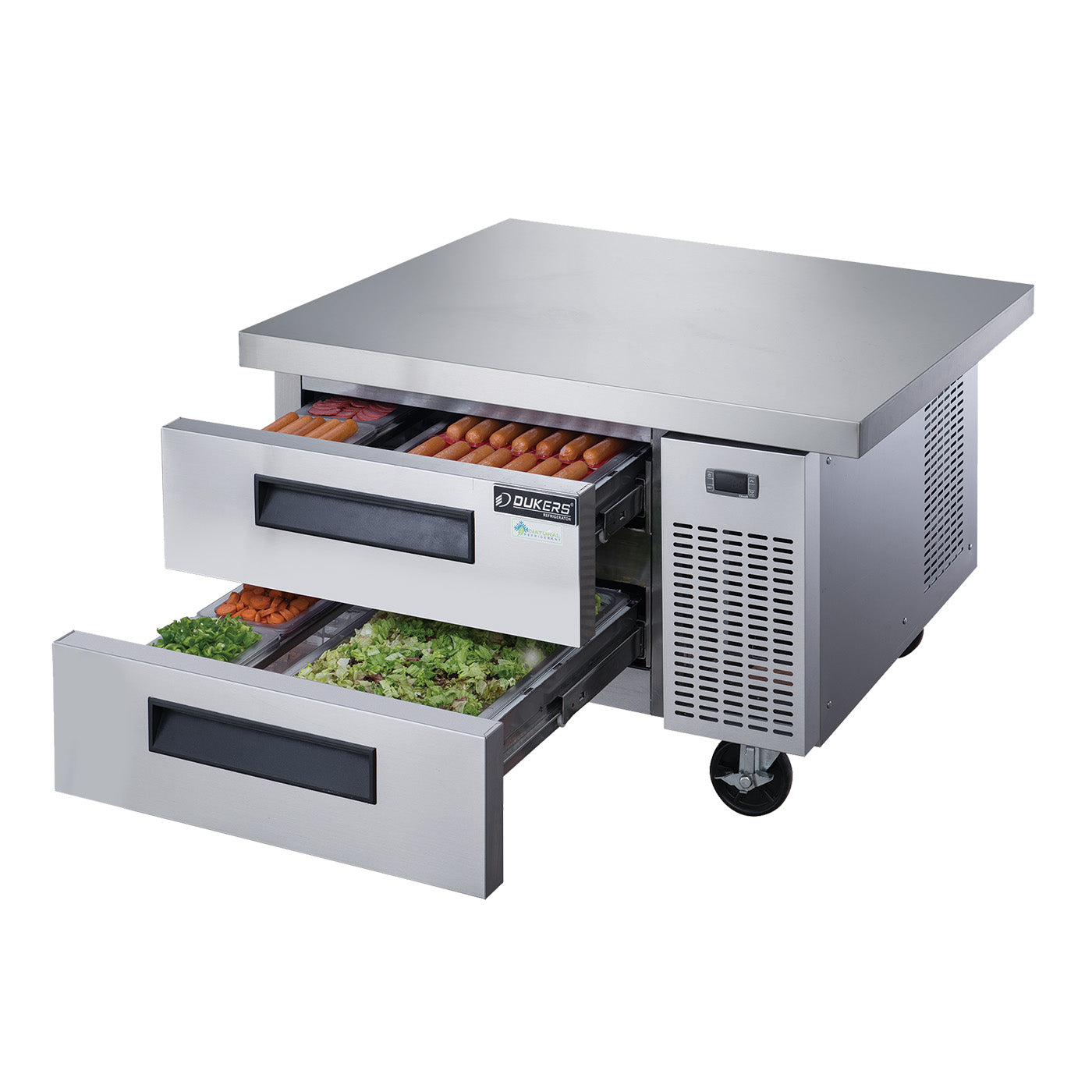 Dukers DCB52-60-D2 60 inch 2-Drawers Chef Base