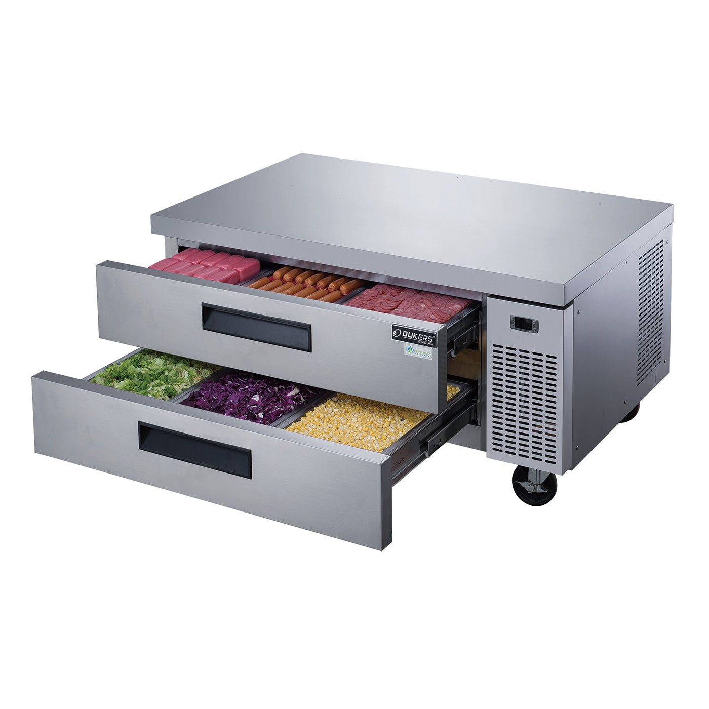 Dukers DCB52-D2 52 inch 2-Drawers Chef Base