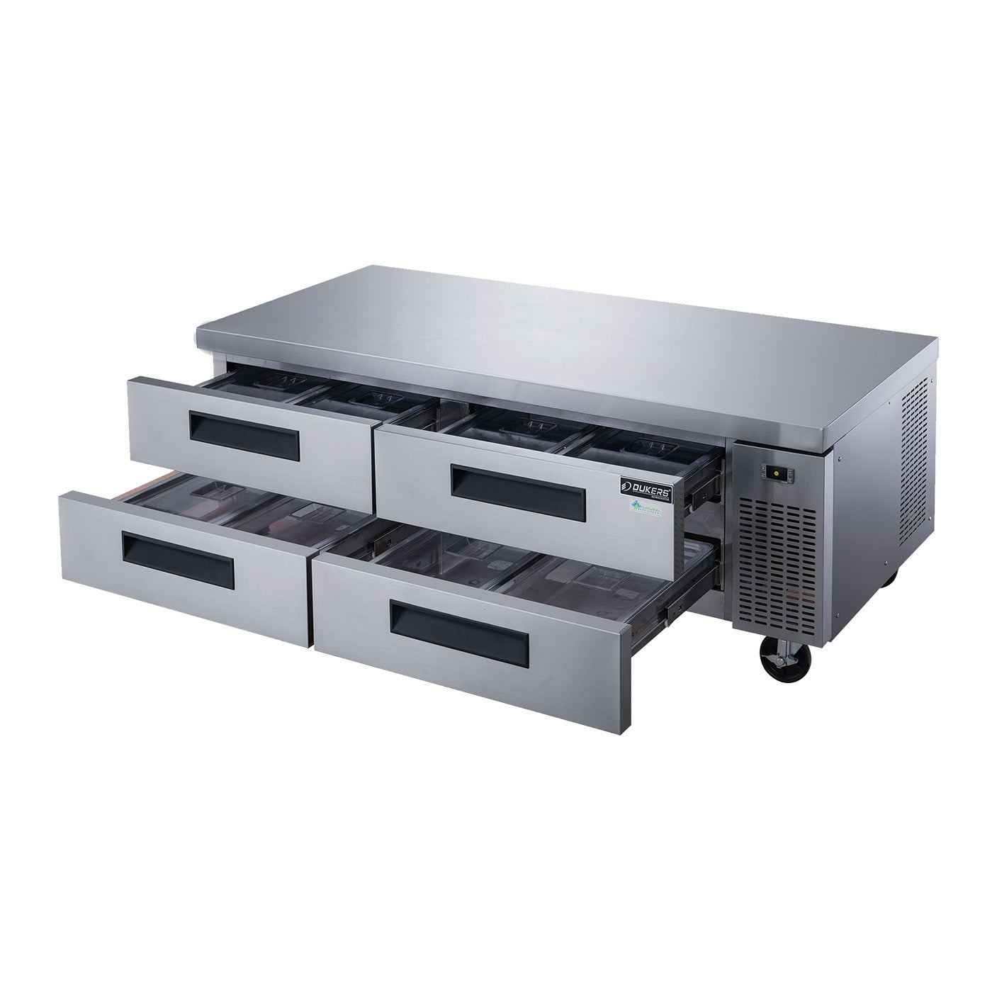 Dukers DCB72 Heavy Duty 4-Drawers Chef Base