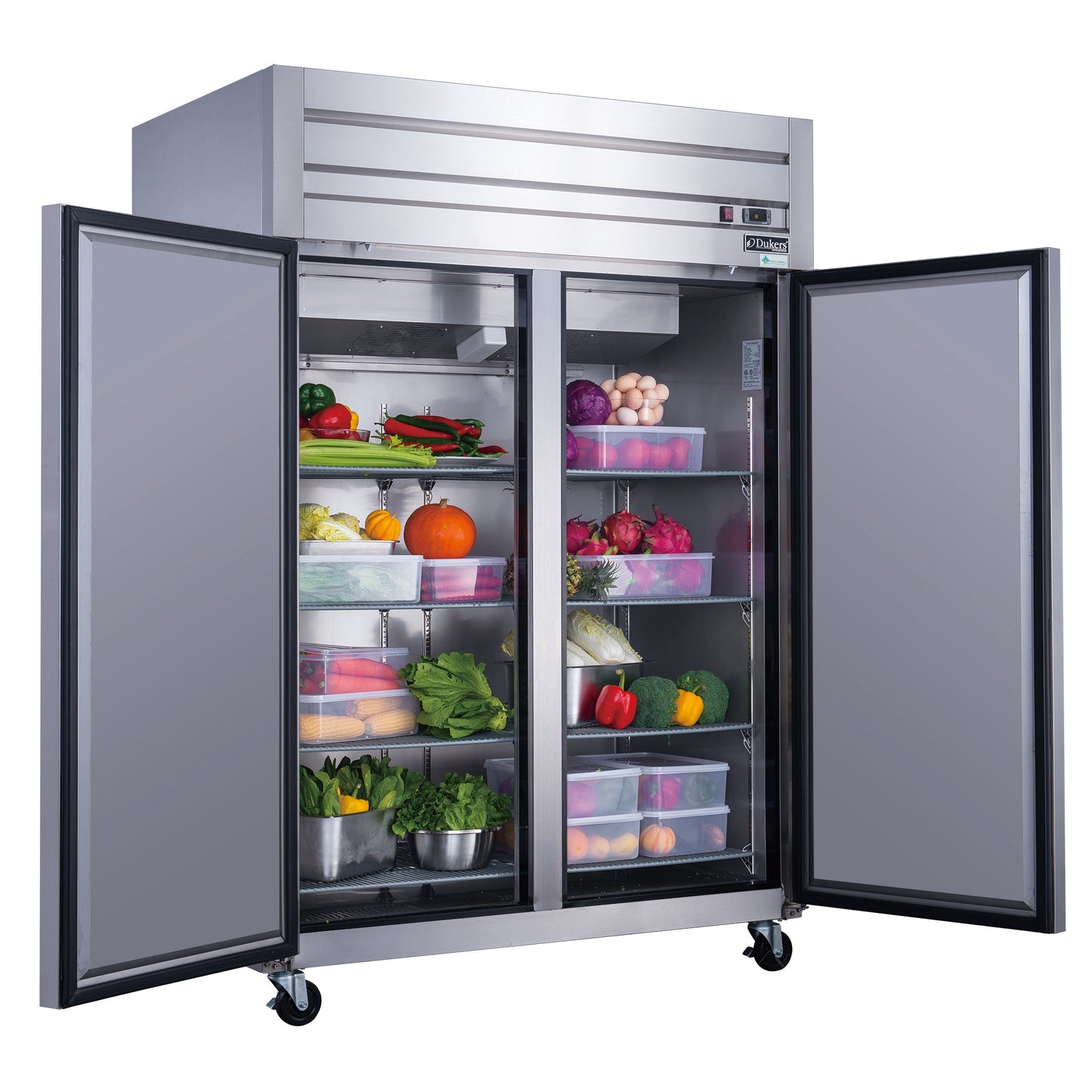 Dukers D55AR 2-Door Commercial Refrigerator