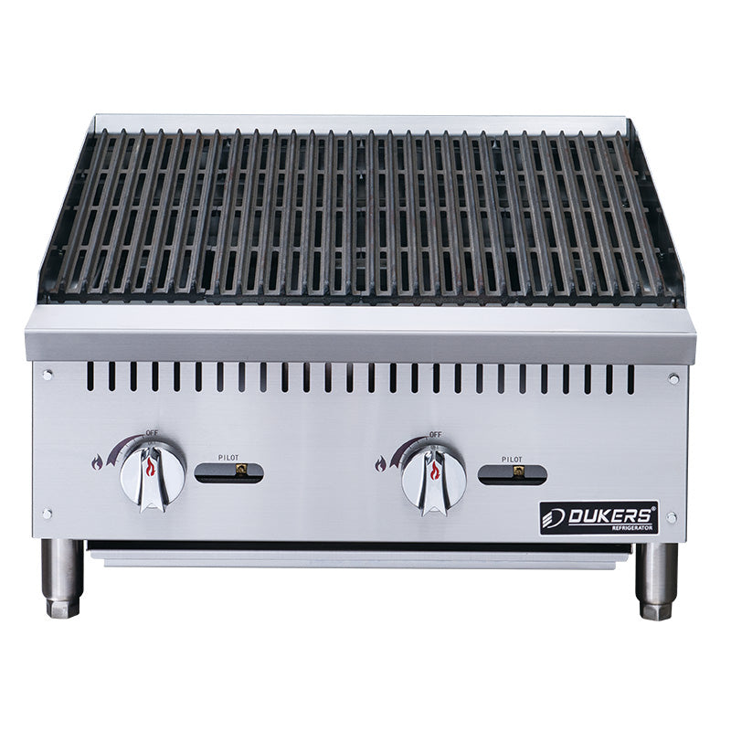 Dukers DCCB24 24 inch Countertop Charbroiler