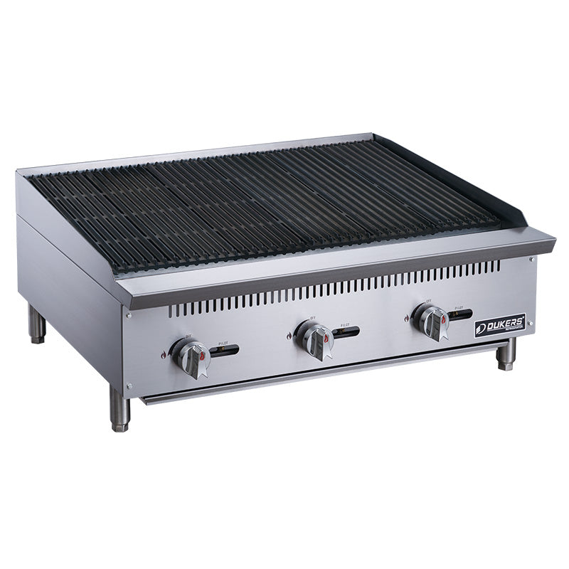 Dukers DCCB36 36 inch Countertop Charbroiler