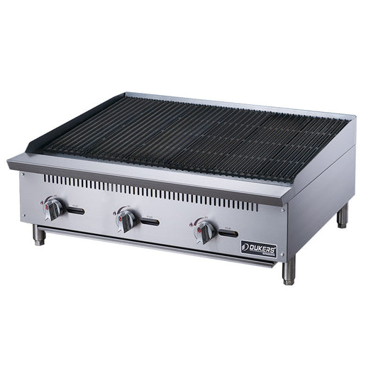 Dukers DCCB36 36 inch Countertop Charbroiler