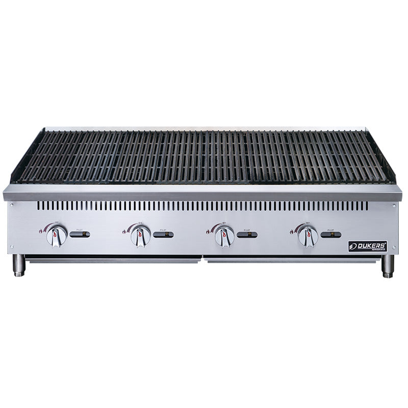 Dukers DCCB48 48 inch Countertop Charbroiler