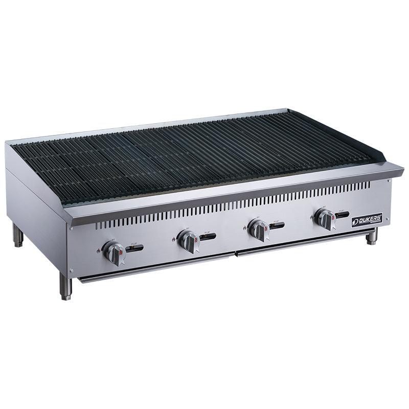 Dukers DCCB48 48 inch Countertop Charbroiler