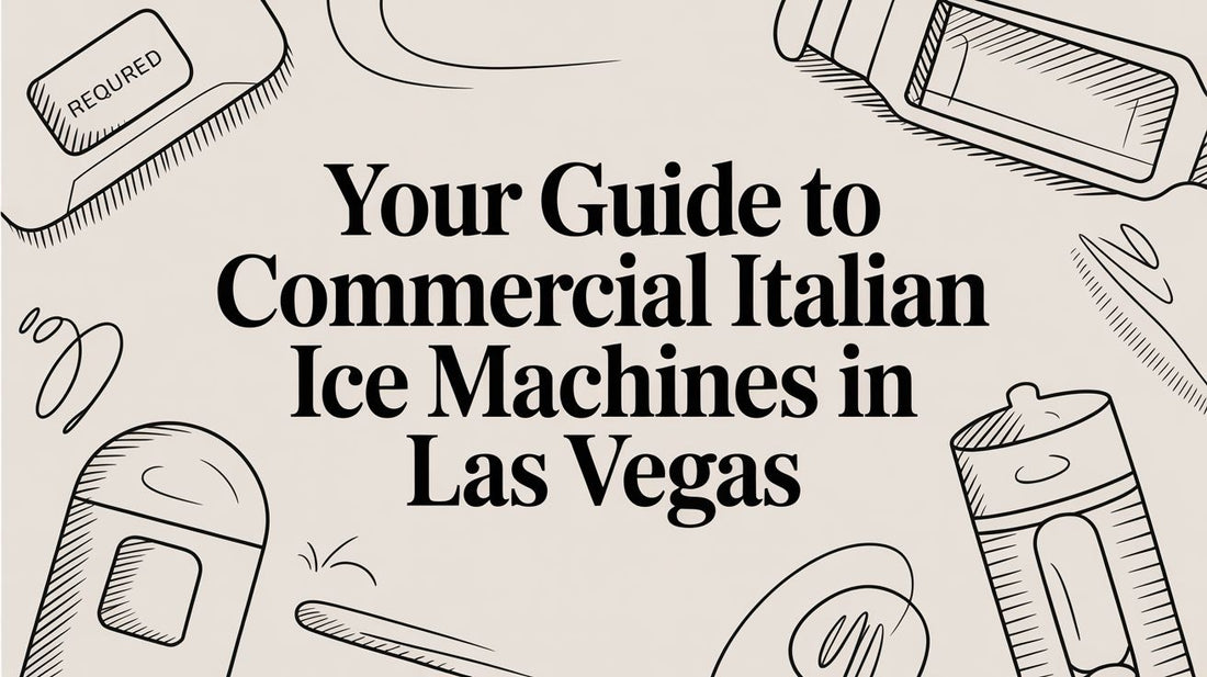Your Guide to Commercial Italian Ice Machines in Las Vegas
