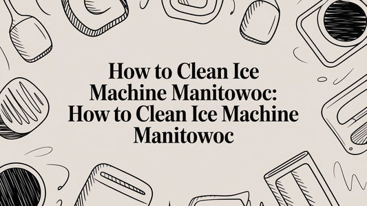 How to Clean Ice Machine Manitowoc: how to clean ice machine manitowoc