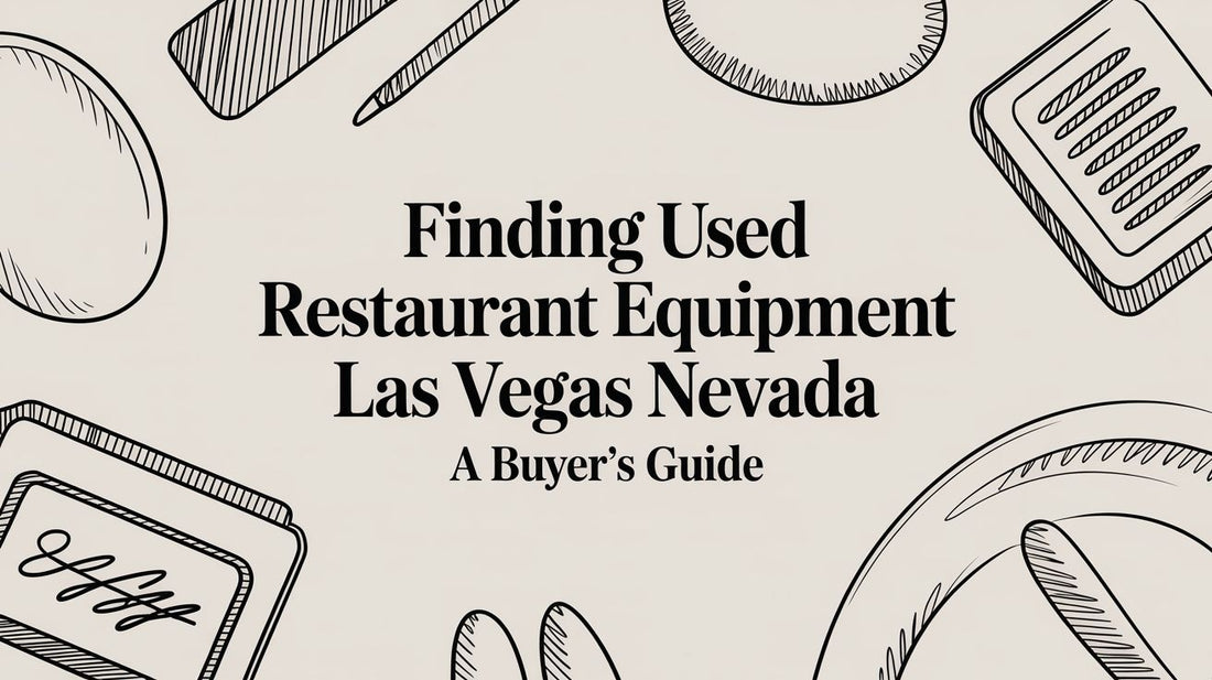Finding Used Restaurant Equipment Las Vegas Nevada A Buyer's Guide