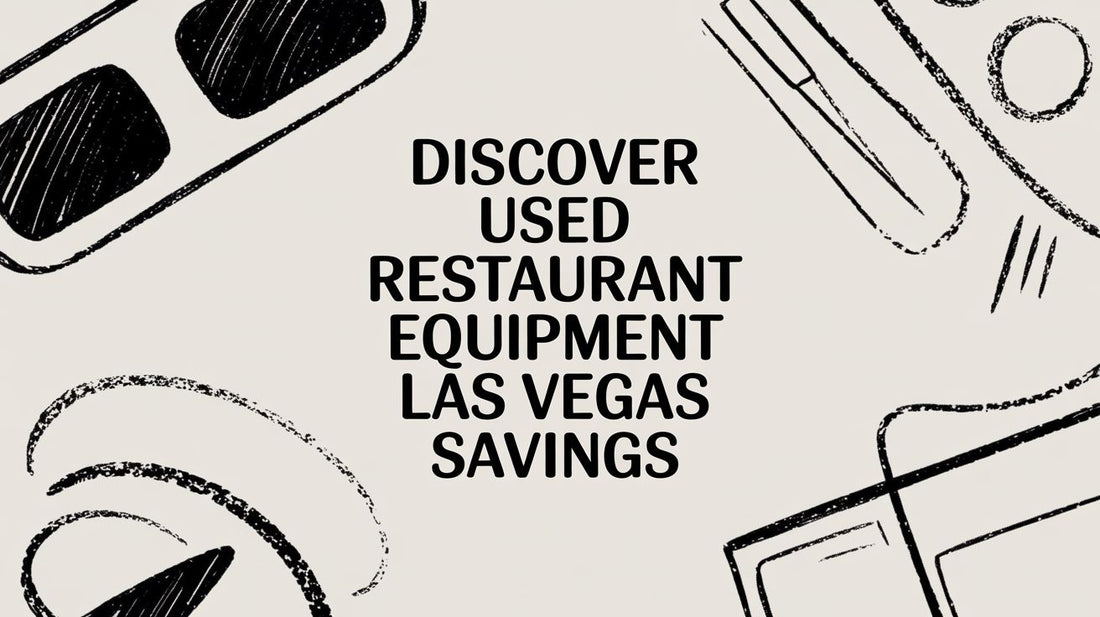 Discover used restaurant equipment las vegas savings