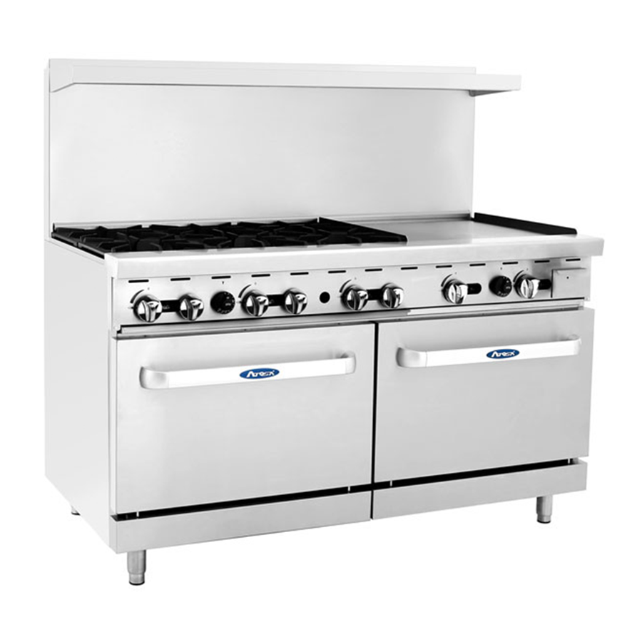 Atosa AGR-6B24GR-LP 60-inch Propane Gas Range