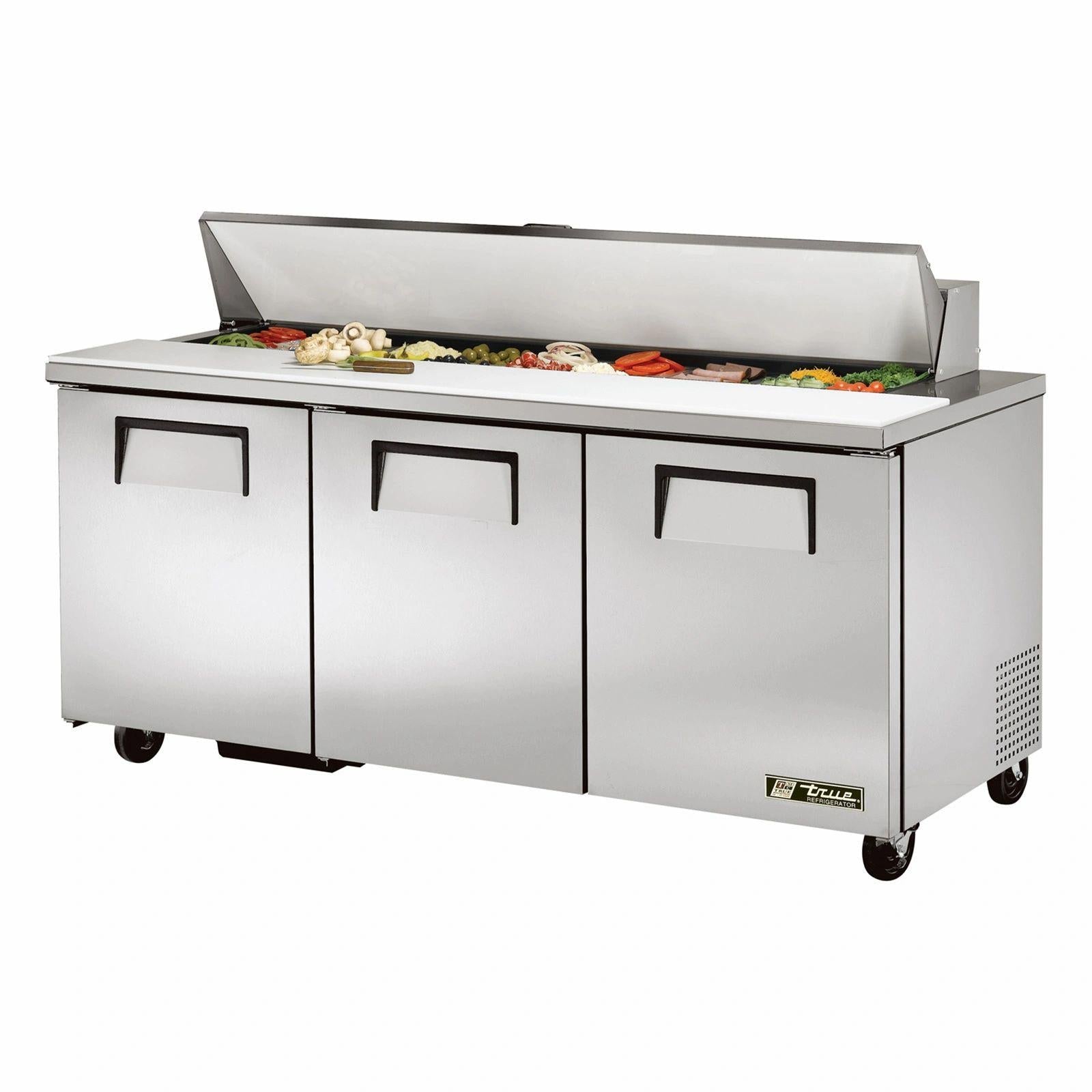 True TSSU-72-18-HC 72 inch Sandwich Prep Table