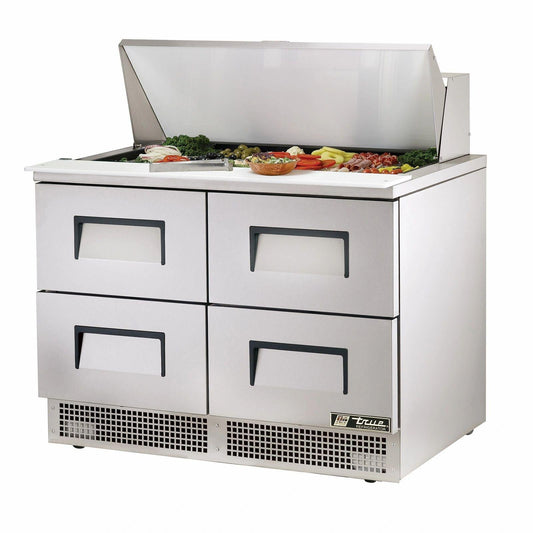 True TFP-48-18M-D-4 48 inch Mega Top Sandwich Prep Table