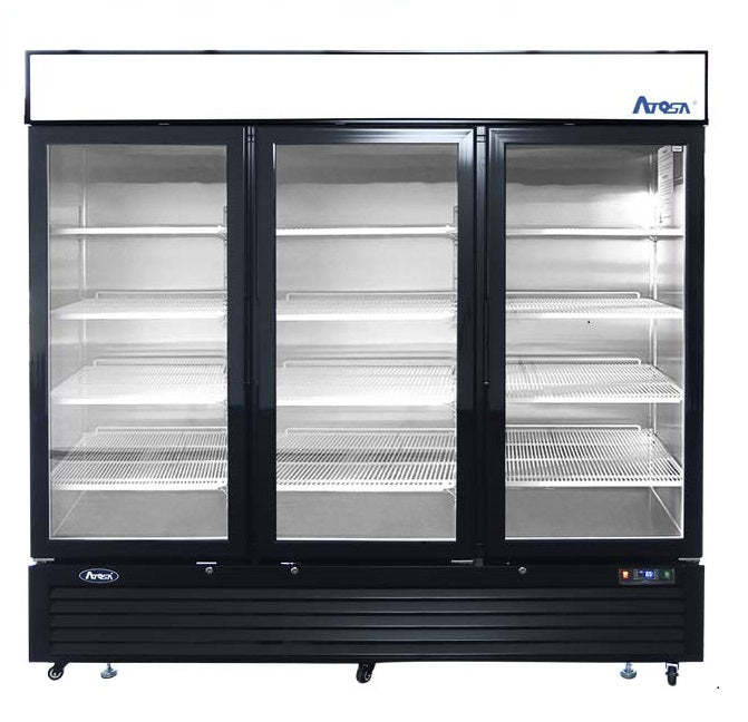 Atosa MCF8728GR Glass Door 82-inch Freezer Merchandiser