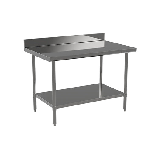 Atosa Mixrite Series Stainless Steel Work Table with 4" Backsplash